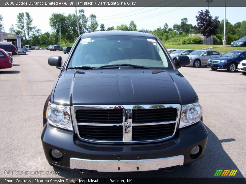 Brilliant Black / Dark/Light Slate Gray 2008 Dodge Durango Limited 4x4
