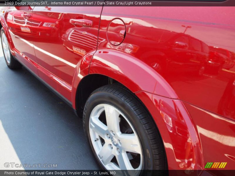 Inferno Red Crystal Pearl / Dark Slate Gray/Light Graystone 2009 Dodge Journey SXT