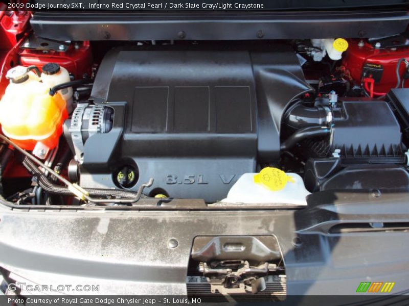 Inferno Red Crystal Pearl / Dark Slate Gray/Light Graystone 2009 Dodge Journey SXT