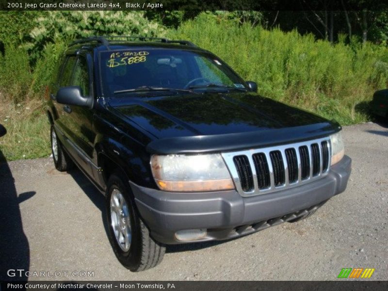 Black / Agate 2001 Jeep Grand Cherokee Laredo 4x4