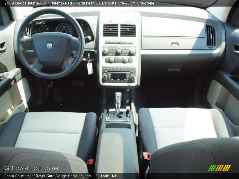 Inferno Red Crystal Pearl / Dark Slate Gray/Light Graystone 2009 Dodge Journey SXT