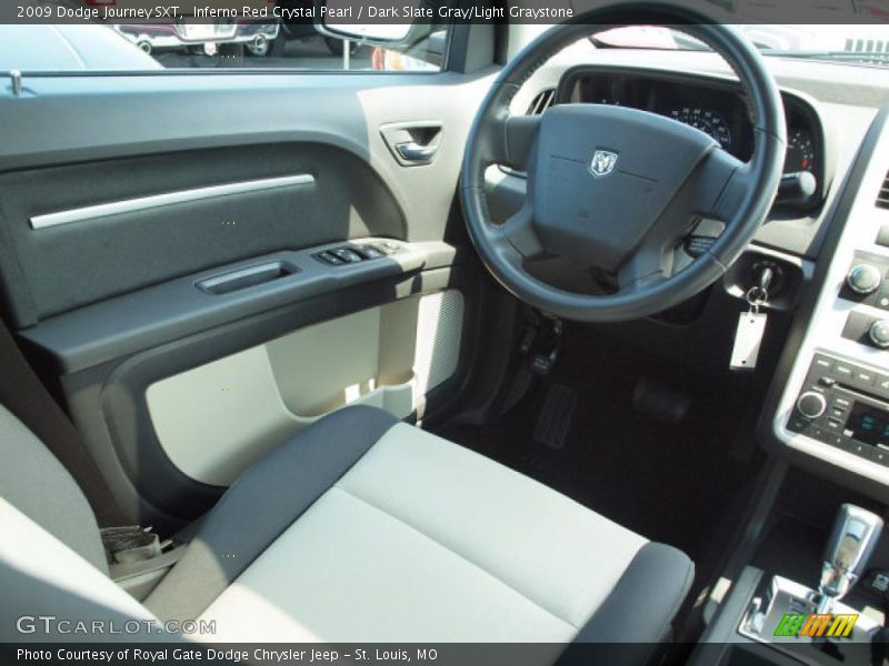 Inferno Red Crystal Pearl / Dark Slate Gray/Light Graystone 2009 Dodge Journey SXT