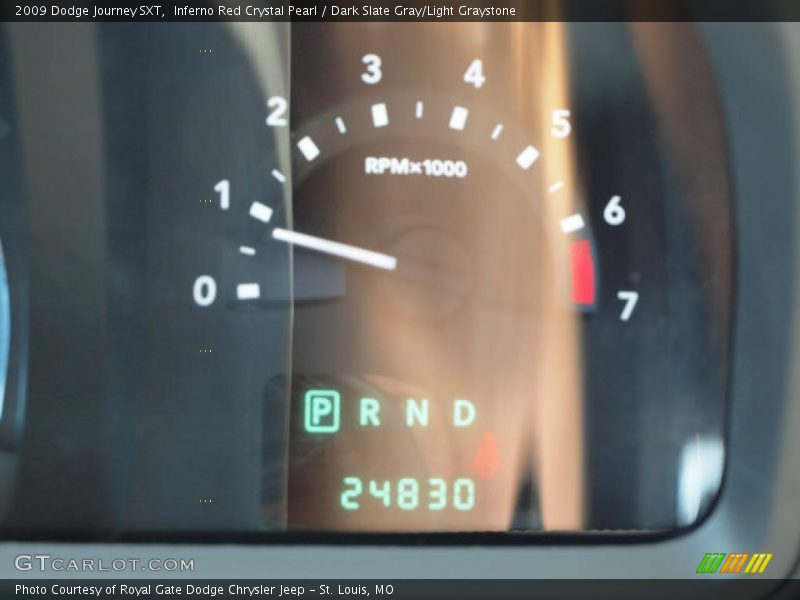 Inferno Red Crystal Pearl / Dark Slate Gray/Light Graystone 2009 Dodge Journey SXT