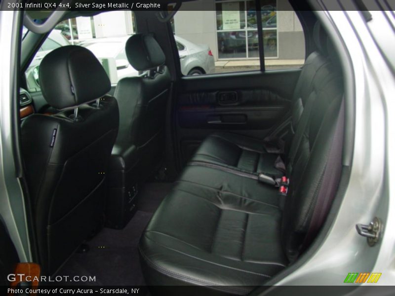 Silver Sage Metallic / Graphite 2001 Infiniti QX4 4x4
