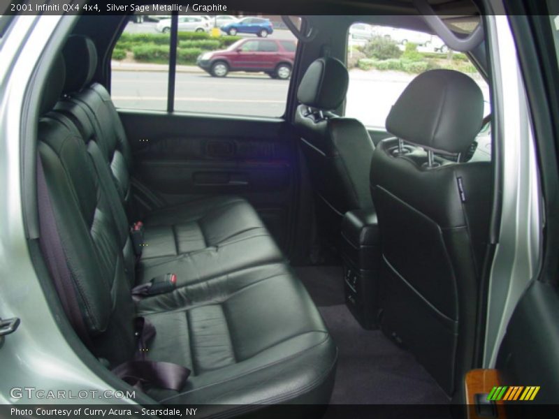 Silver Sage Metallic / Graphite 2001 Infiniti QX4 4x4