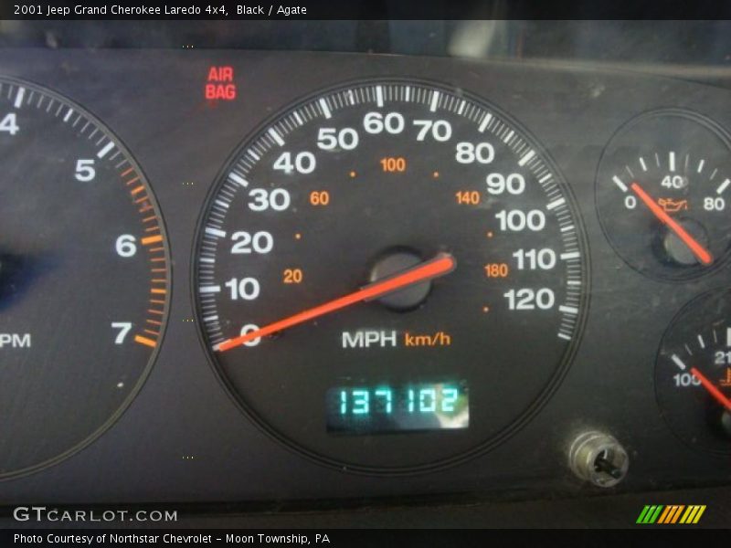 Black / Agate 2001 Jeep Grand Cherokee Laredo 4x4