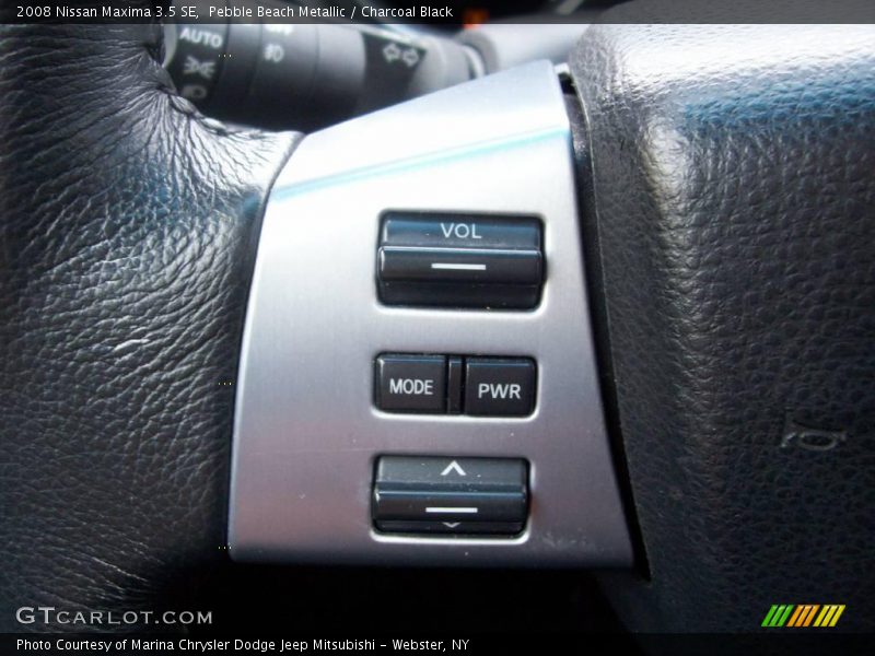 Pebble Beach Metallic / Charcoal Black 2008 Nissan Maxima 3.5 SE