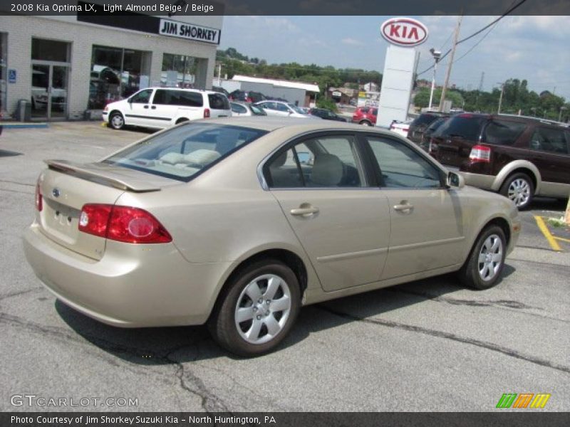 Light Almond Beige / Beige 2008 Kia Optima LX