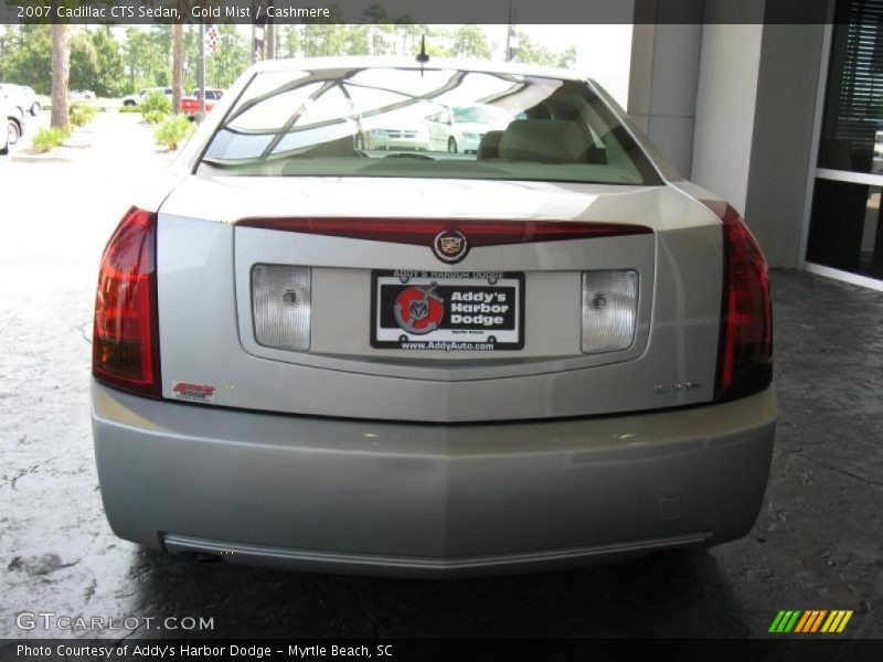 Gold Mist / Cashmere 2007 Cadillac CTS Sedan
