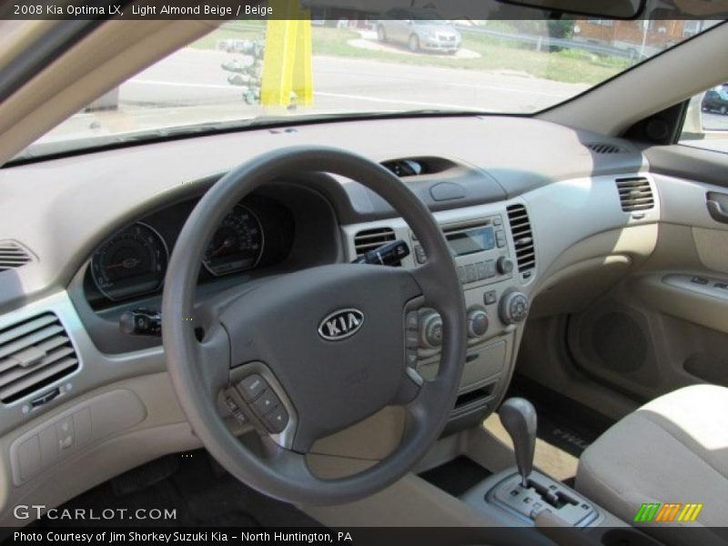 Light Almond Beige / Beige 2008 Kia Optima LX