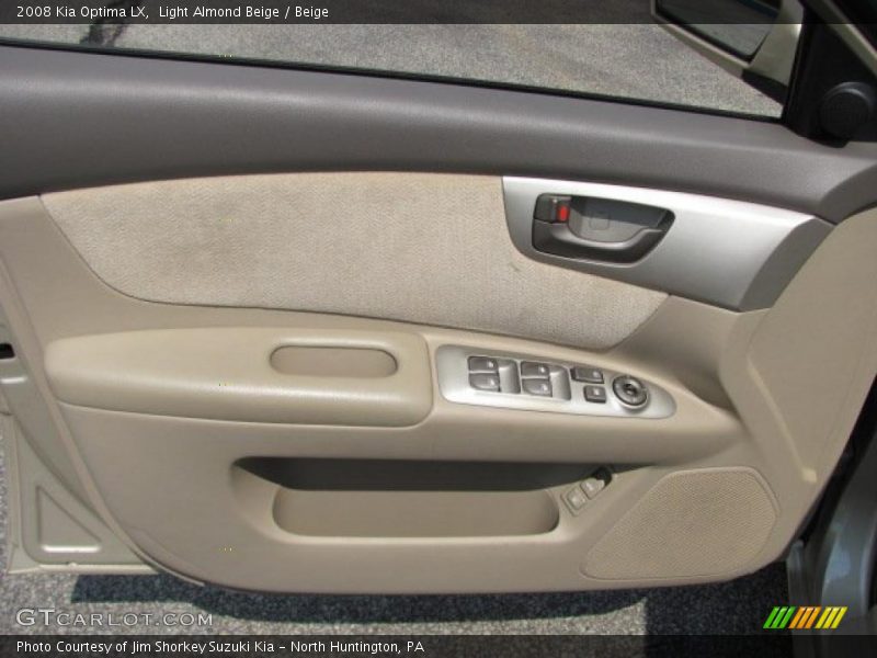 Light Almond Beige / Beige 2008 Kia Optima LX
