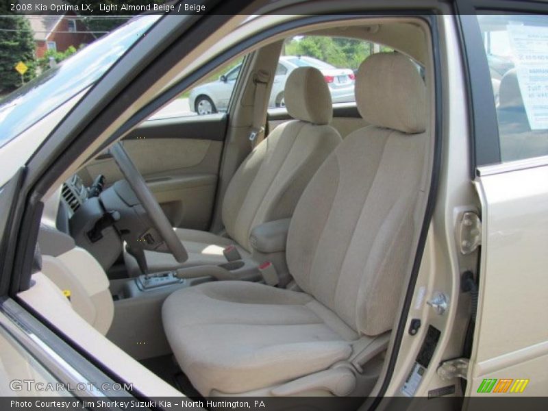 Light Almond Beige / Beige 2008 Kia Optima LX