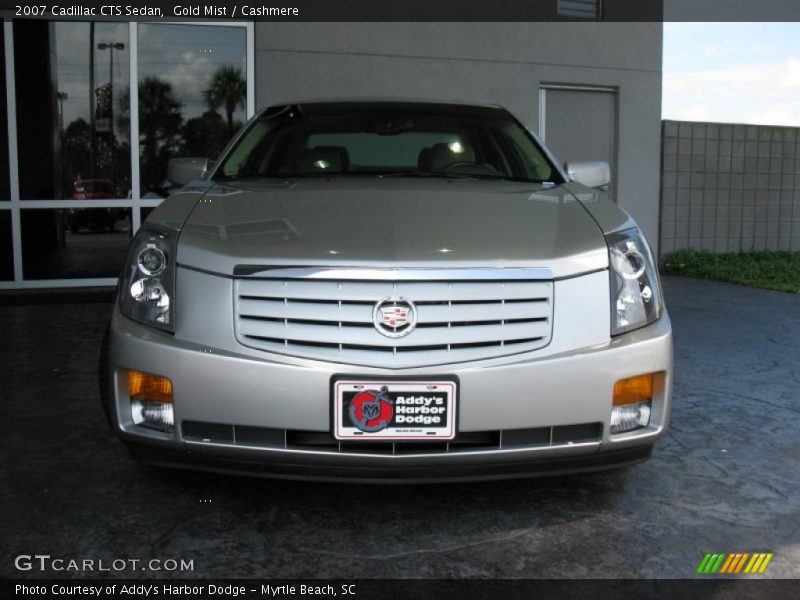 Gold Mist / Cashmere 2007 Cadillac CTS Sedan
