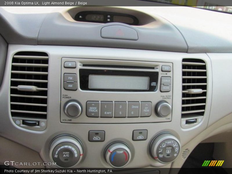 Light Almond Beige / Beige 2008 Kia Optima LX