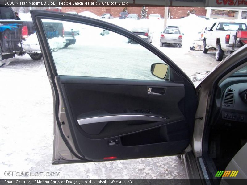 Pebble Beach Metallic / Charcoal Black 2008 Nissan Maxima 3.5 SE