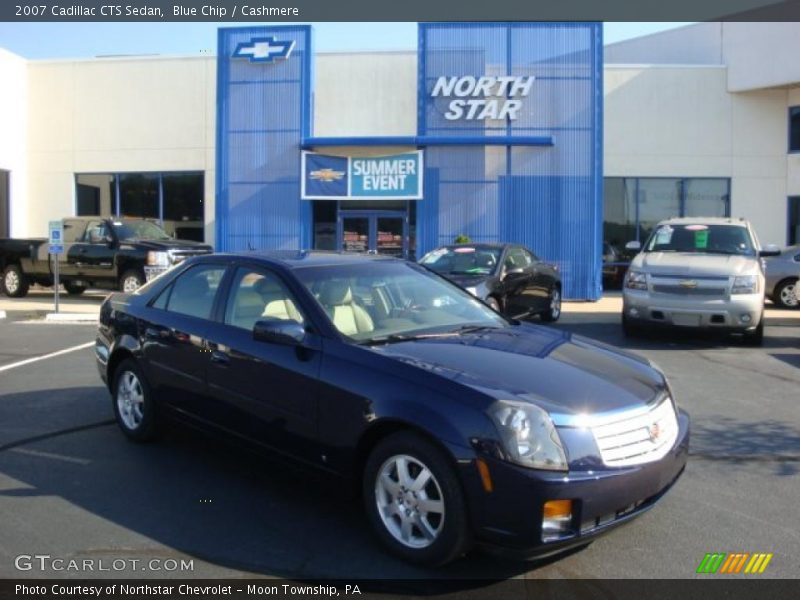 Blue Chip / Cashmere 2007 Cadillac CTS Sedan