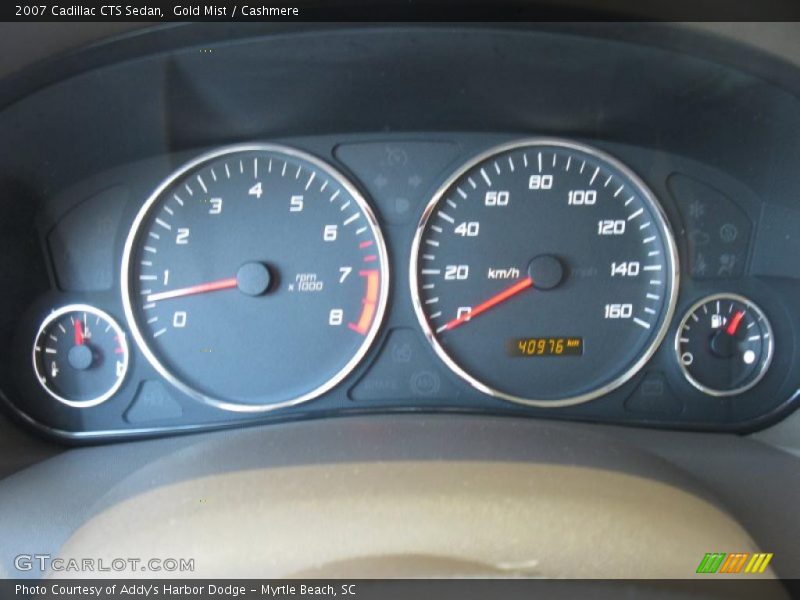 Gold Mist / Cashmere 2007 Cadillac CTS Sedan