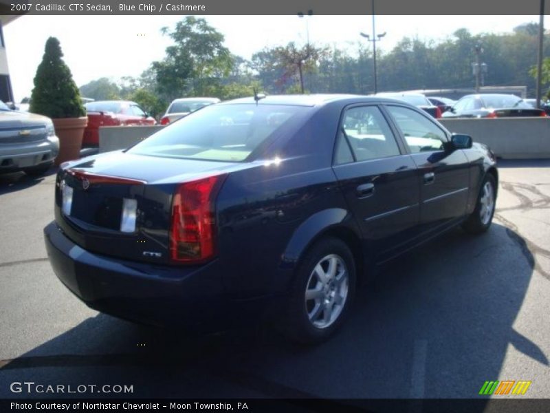 Blue Chip / Cashmere 2007 Cadillac CTS Sedan