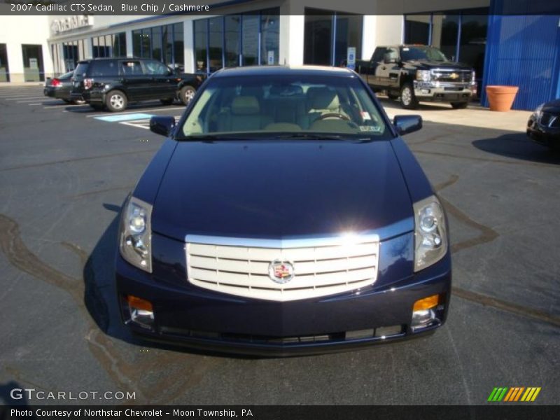 Blue Chip / Cashmere 2007 Cadillac CTS Sedan
