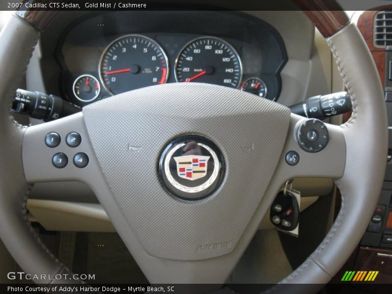 Gold Mist / Cashmere 2007 Cadillac CTS Sedan