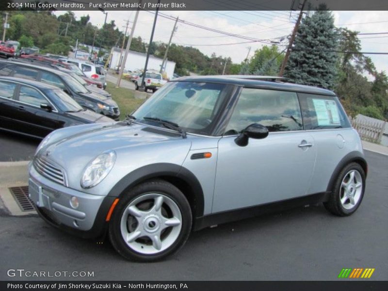 Pure Silver Metallic / Panther Black 2004 Mini Cooper Hardtop
