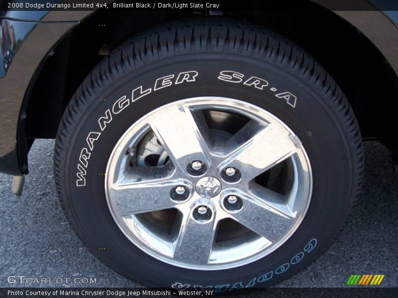 Brilliant Black / Dark/Light Slate Gray 2008 Dodge Durango Limited 4x4