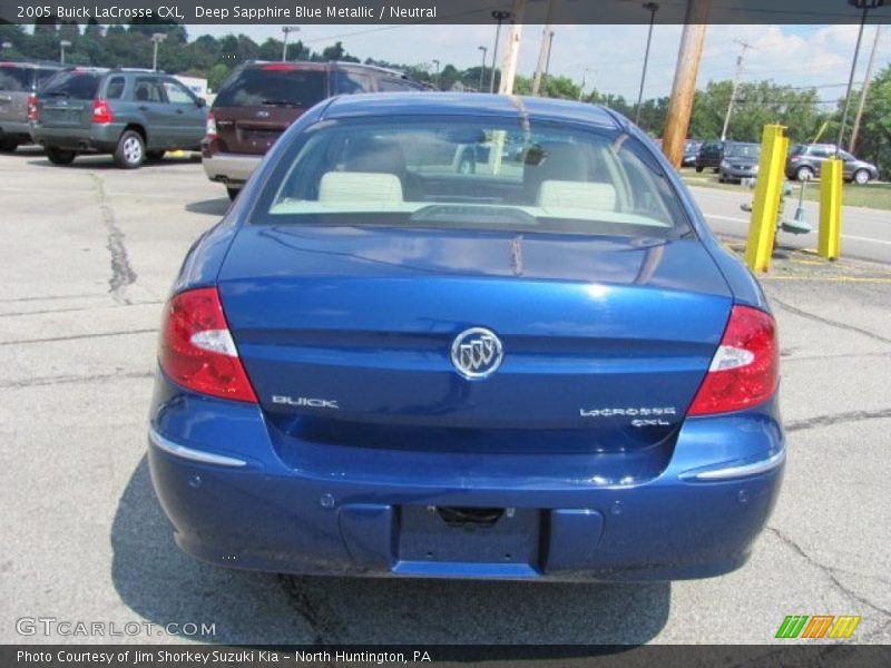 Deep Sapphire Blue Metallic / Neutral 2005 Buick LaCrosse CXL