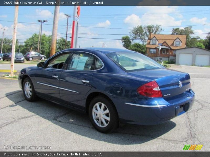 Deep Sapphire Blue Metallic / Neutral 2005 Buick LaCrosse CXL