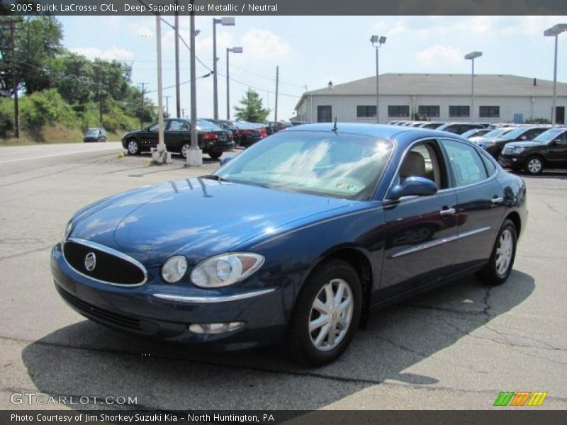 Deep Sapphire Blue Metallic / Neutral 2005 Buick LaCrosse CXL