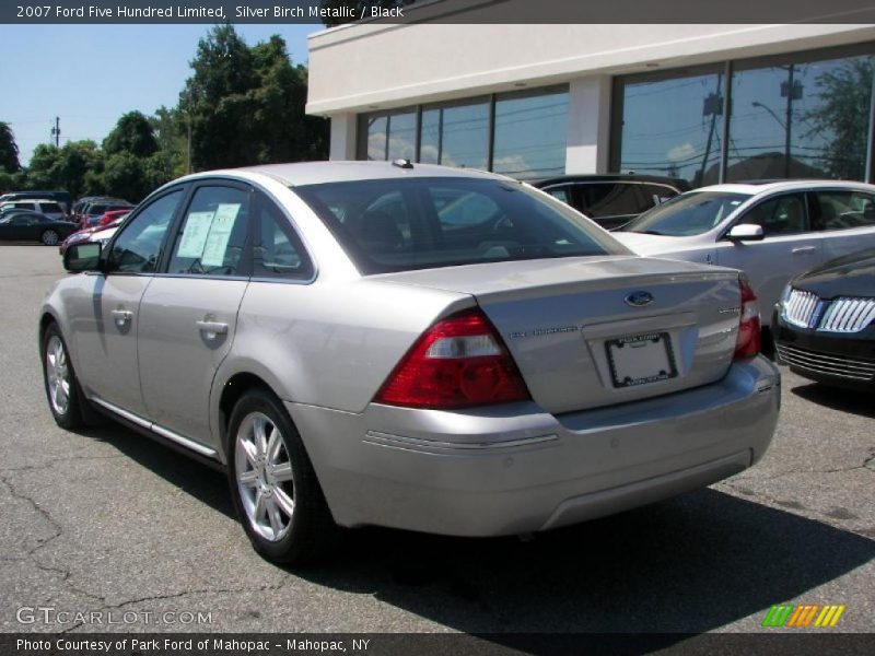 Silver Birch Metallic / Black 2007 Ford Five Hundred Limited