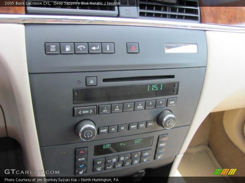Deep Sapphire Blue Metallic / Neutral 2005 Buick LaCrosse CXL