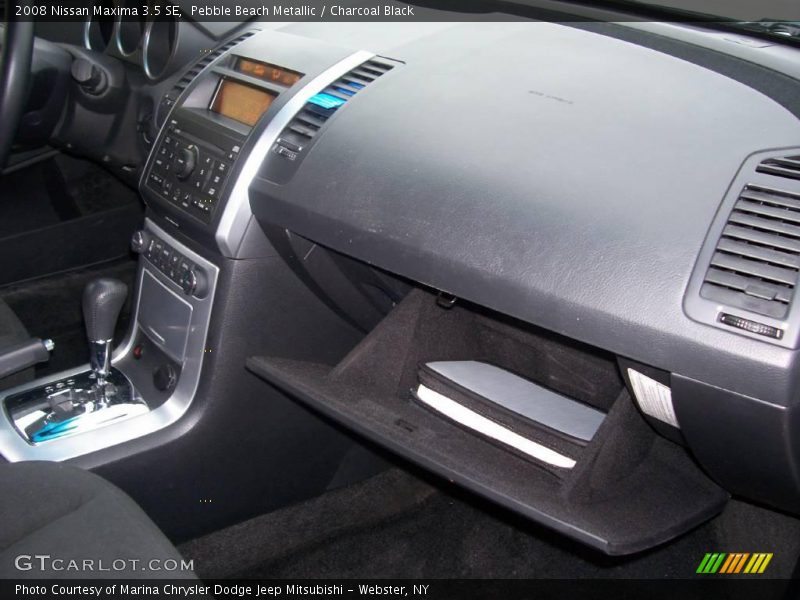 Pebble Beach Metallic / Charcoal Black 2008 Nissan Maxima 3.5 SE