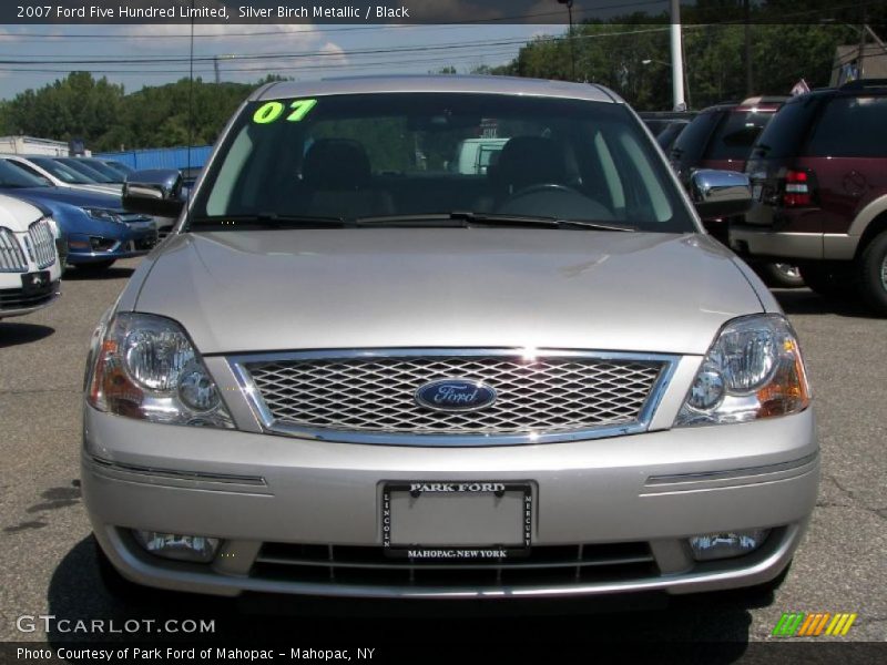 Silver Birch Metallic / Black 2007 Ford Five Hundred Limited