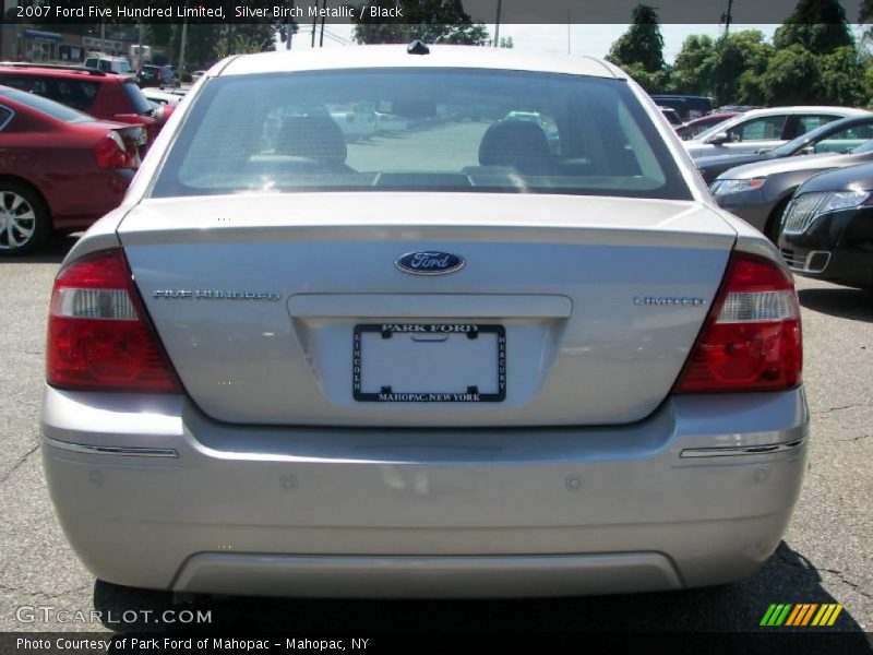 Silver Birch Metallic / Black 2007 Ford Five Hundred Limited
