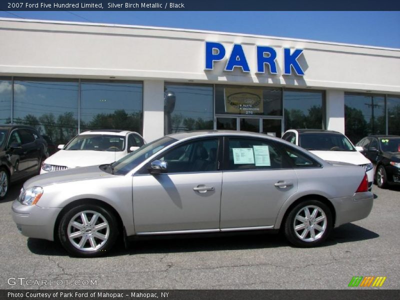 Silver Birch Metallic / Black 2007 Ford Five Hundred Limited