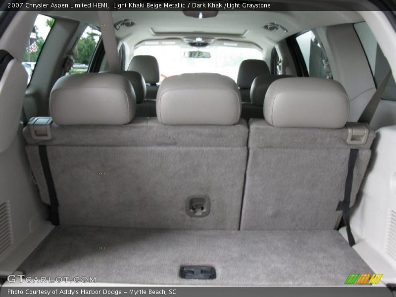 Light Khaki Beige Metallic / Dark Khaki/Light Graystone 2007 Chrysler Aspen Limited HEMI