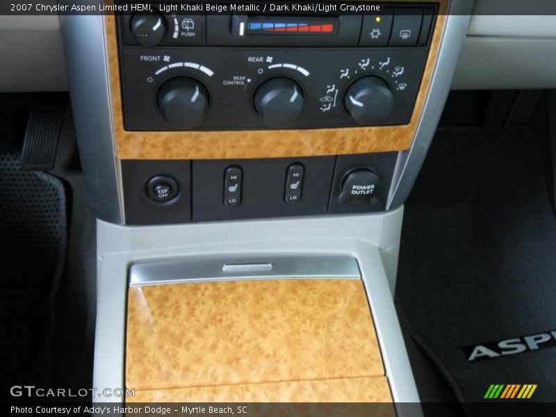 Light Khaki Beige Metallic / Dark Khaki/Light Graystone 2007 Chrysler Aspen Limited HEMI
