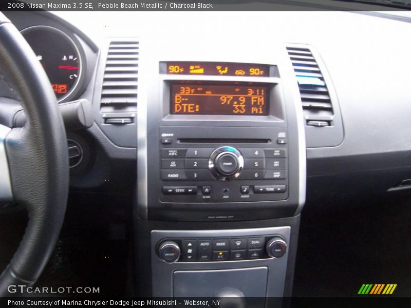 Pebble Beach Metallic / Charcoal Black 2008 Nissan Maxima 3.5 SE