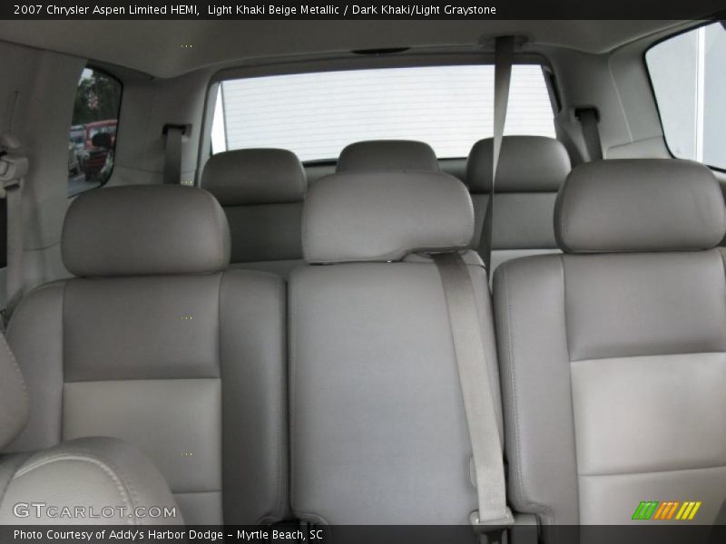 Light Khaki Beige Metallic / Dark Khaki/Light Graystone 2007 Chrysler Aspen Limited HEMI