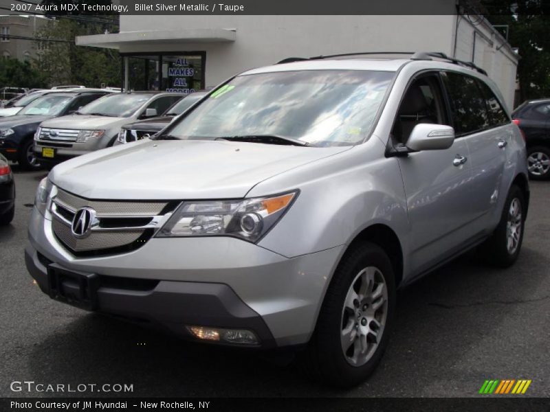 Billet Silver Metallic / Taupe 2007 Acura MDX Technology