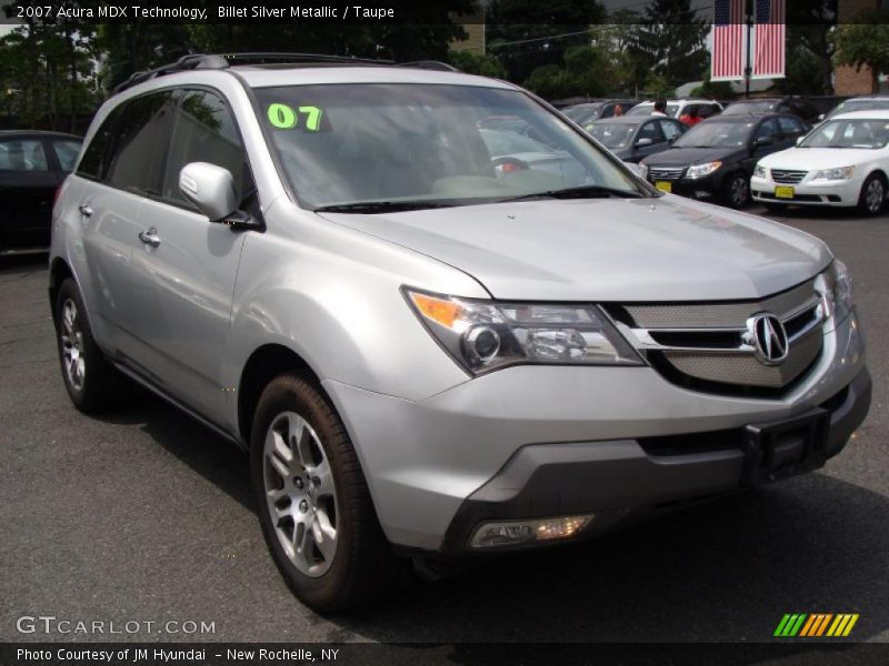 Billet Silver Metallic / Taupe 2007 Acura MDX Technology