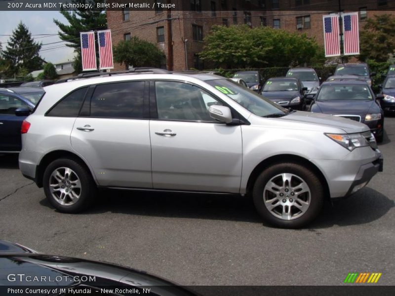 Billet Silver Metallic / Taupe 2007 Acura MDX Technology