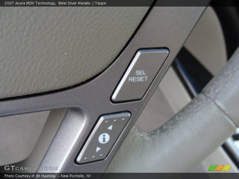 Billet Silver Metallic / Taupe 2007 Acura MDX Technology
