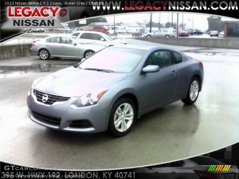 Ocean Gray / Charcoal 2010 Nissan Altima 2.5 S Coupe