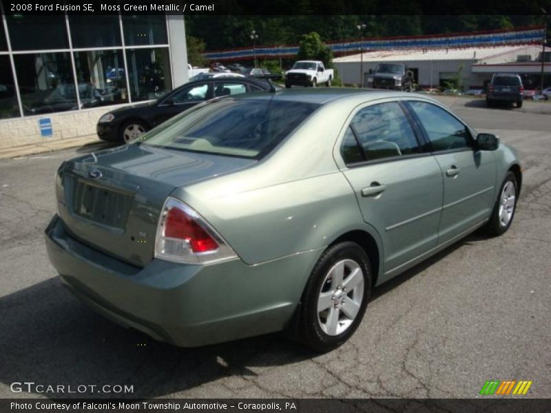 Moss Green Metallic / Camel 2008 Ford Fusion SE