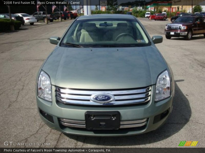 Moss Green Metallic / Camel 2008 Ford Fusion SE