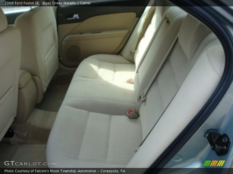 Moss Green Metallic / Camel 2008 Ford Fusion SE