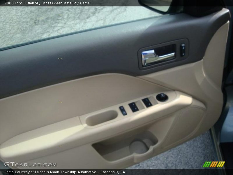 Moss Green Metallic / Camel 2008 Ford Fusion SE