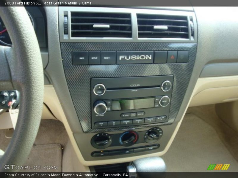 Moss Green Metallic / Camel 2008 Ford Fusion SE