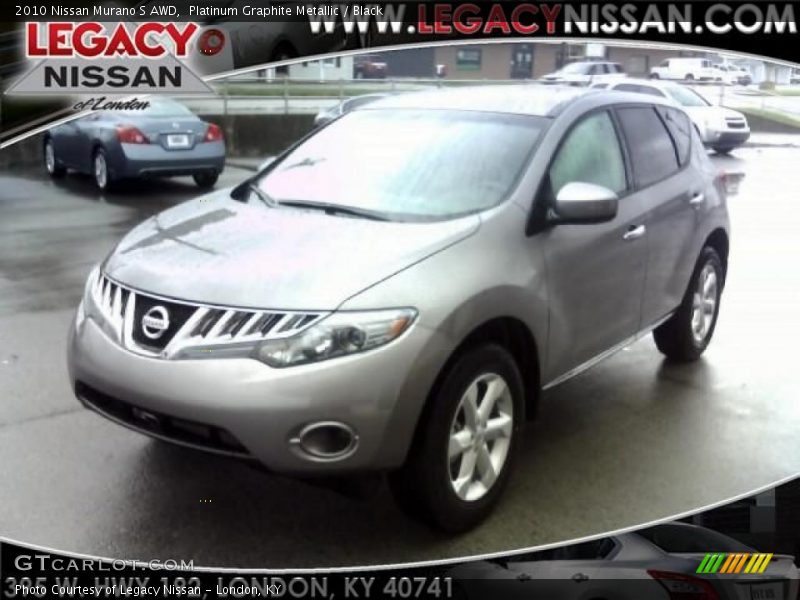 Platinum Graphite Metallic / Black 2010 Nissan Murano S AWD